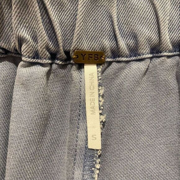 YFB Rhinestone Concert Ryker Wide Leg High Rise Jeans in Blue Small - Picture 7 of 9